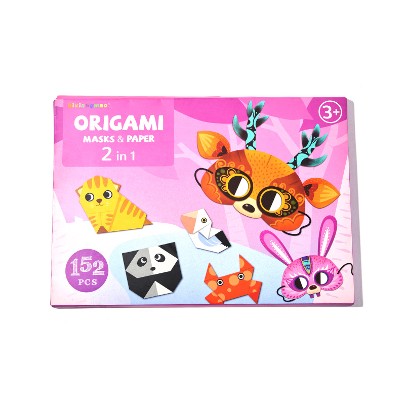 DIY Origami Set Paper Folding Craft Kit Kids