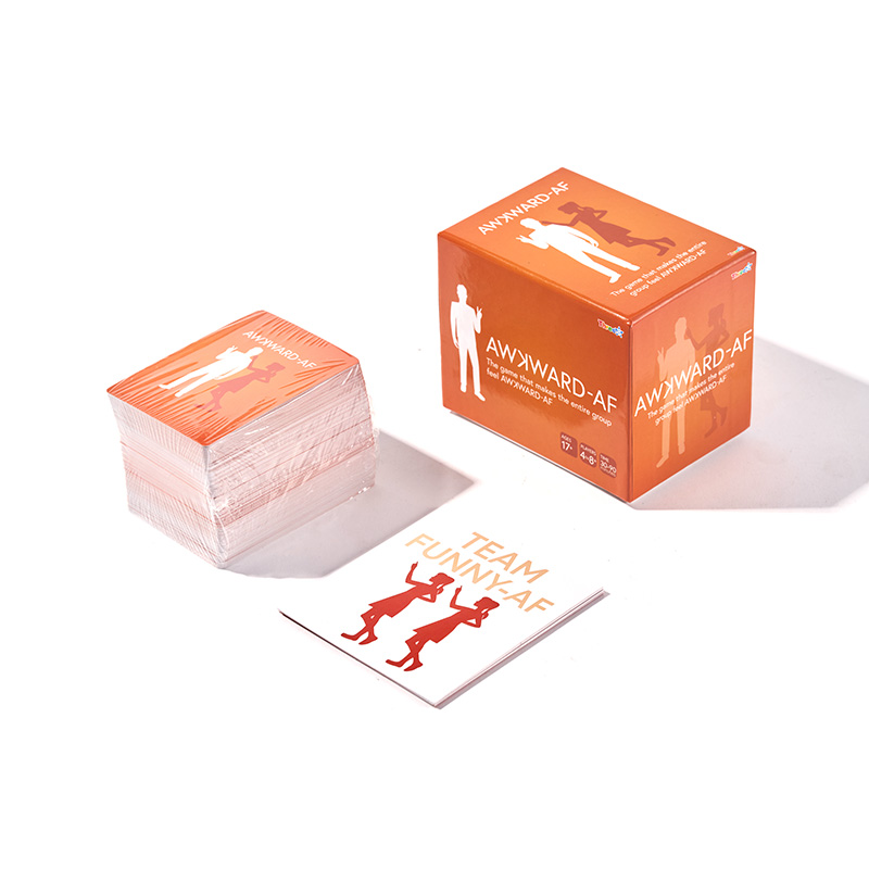 English: Family Party Game Cards Interactive Fun Set