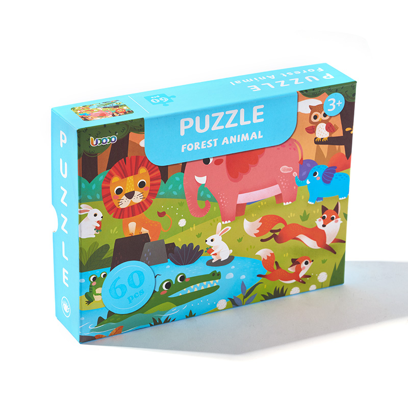 Kids Animal Jigsaw Puzzle Educational Game Set