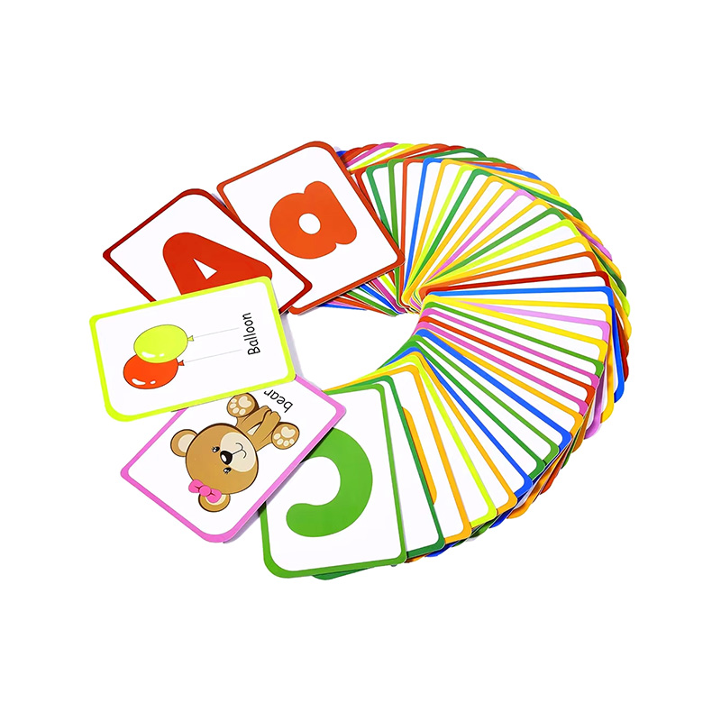 52pcs Double-Sided Educational Flash Card Set for Early Learning