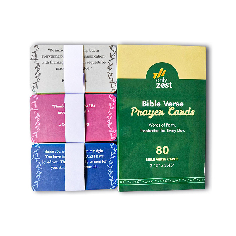 Daily Bible Verse Prayer Cards Set