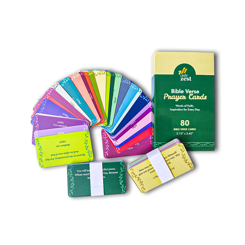 Daily Bible Verse Prayer Cards Set
