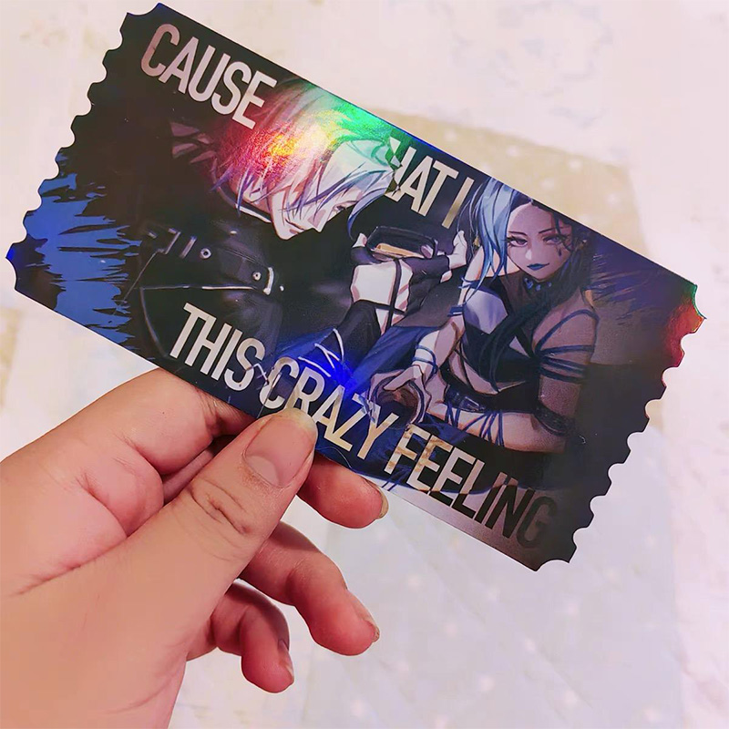 Anime Collectible Laser Tickets