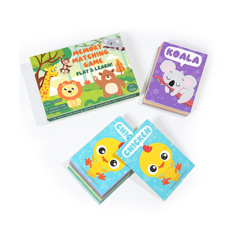 Memory Matching Flash Cards Game – Interactive Learning Cards for Kids