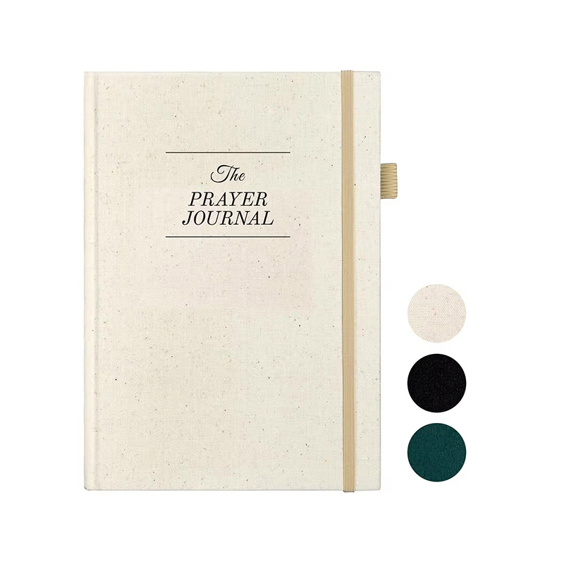 Linen Cover Prayer Journal Notebook