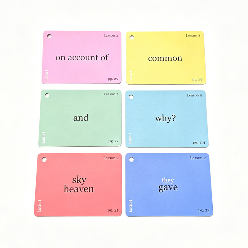 Language Learning Flash Cards Set