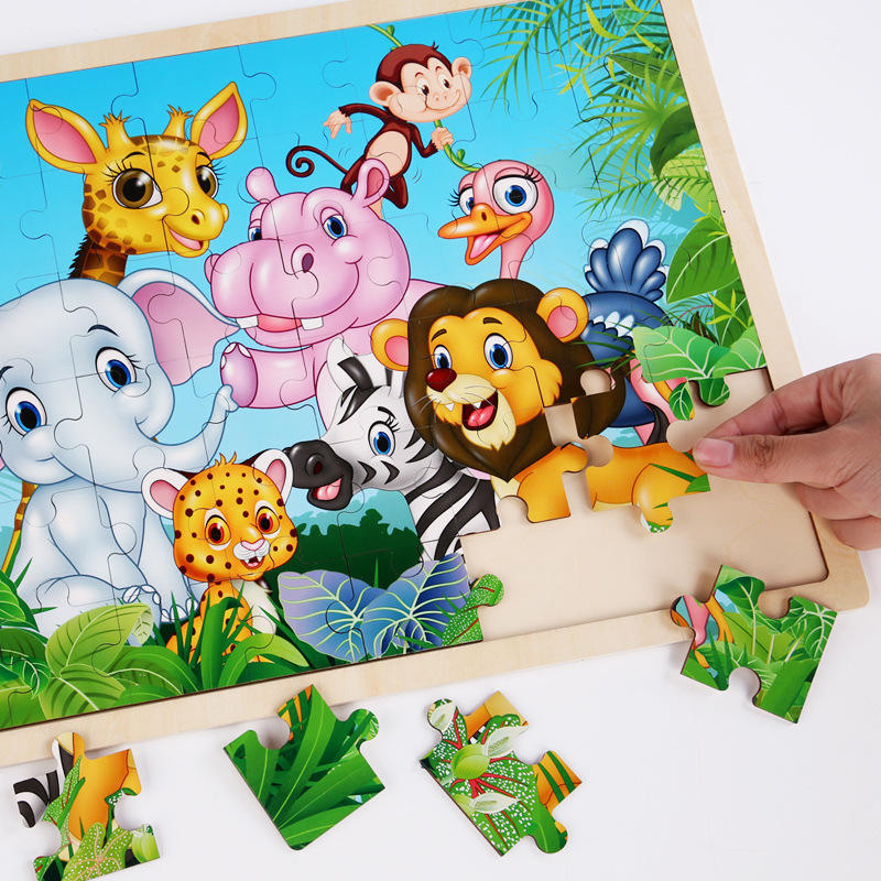 Jurassic Wooden 3D Puzzle Model