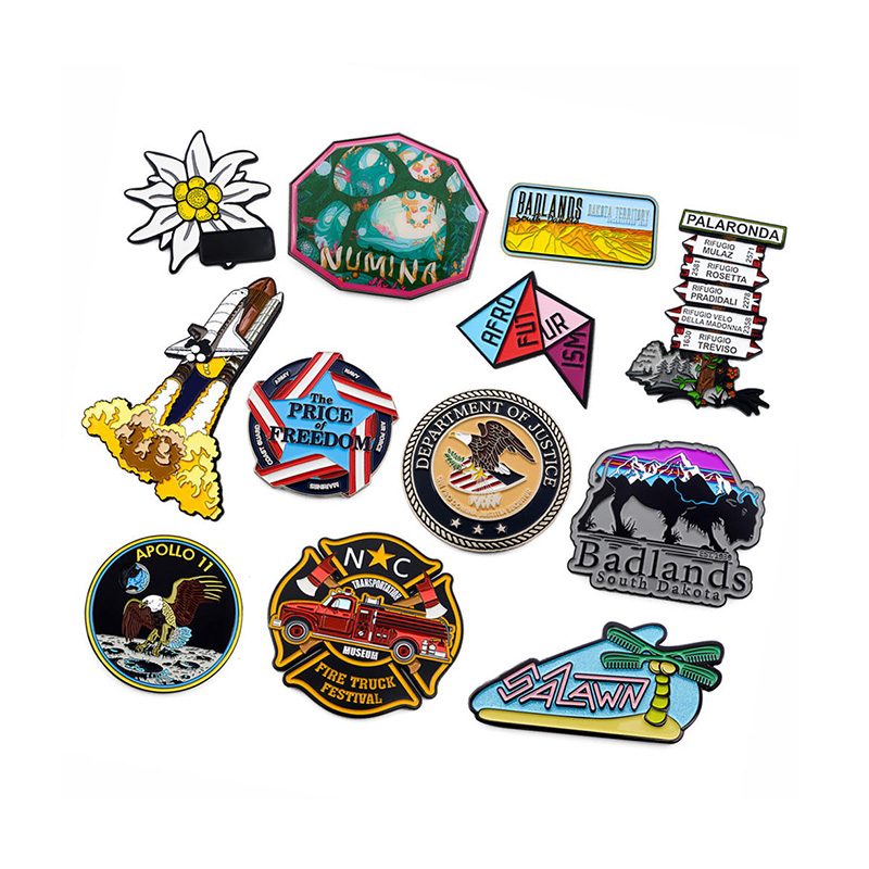 Custom World Landmark Travel Souvenir Enamel Pin Badges Collection