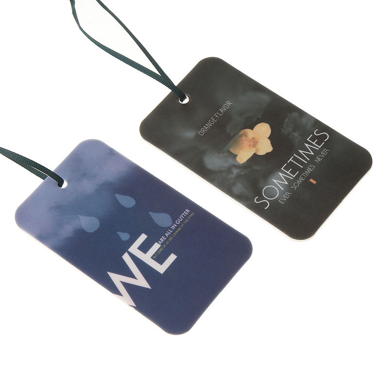 Custom Hanging Scent Card Air Freshener for Home and Car Decoration