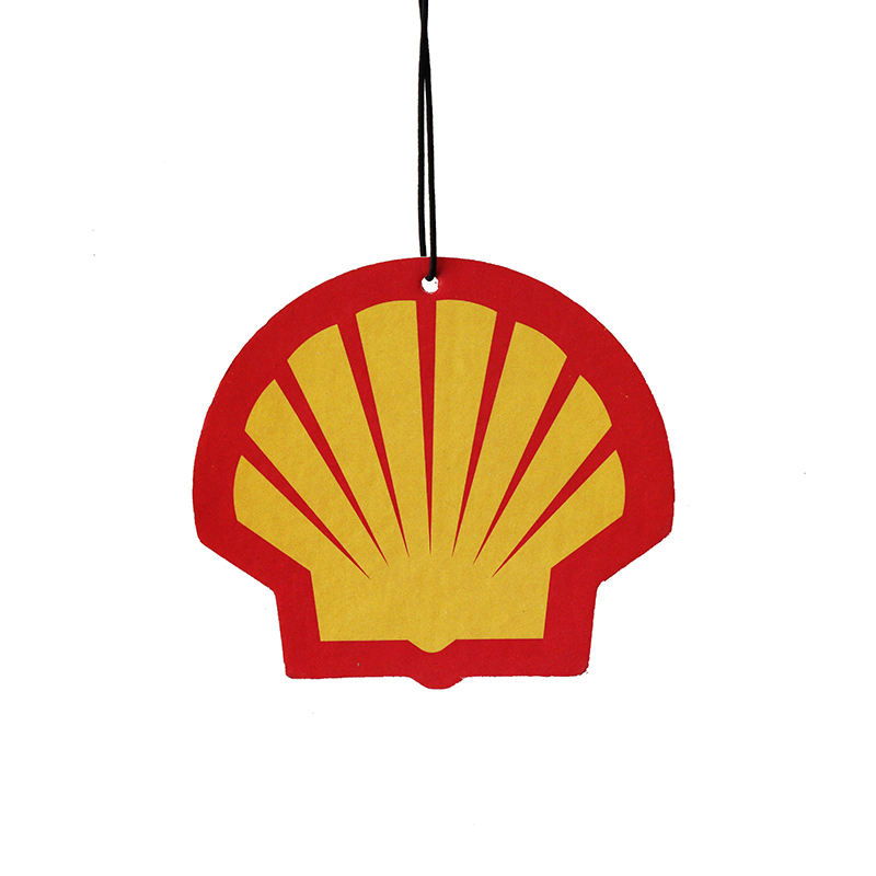 Custom Shape Fragrance Card Air Freshener with Fruit and Logo Design