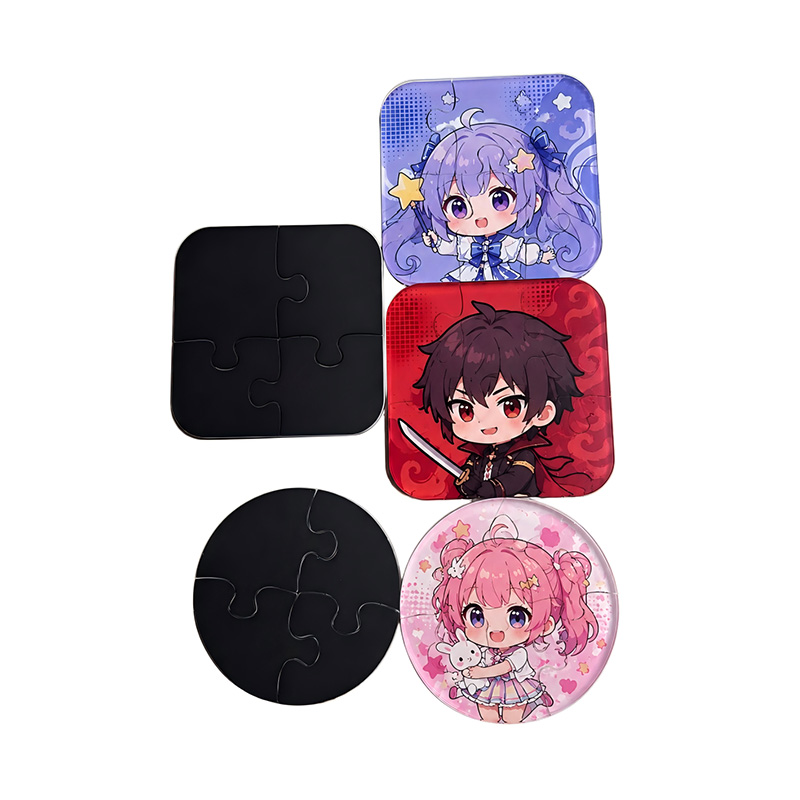 Custom 3mm Acrylic Epoxy Coated Magnetic Fridge Magnets With Cute Designs