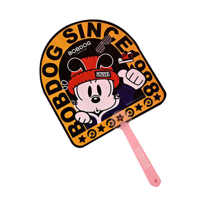 Custom Printed Plastic Theme Hand Fan for Cartoon Sports and Cultural Events