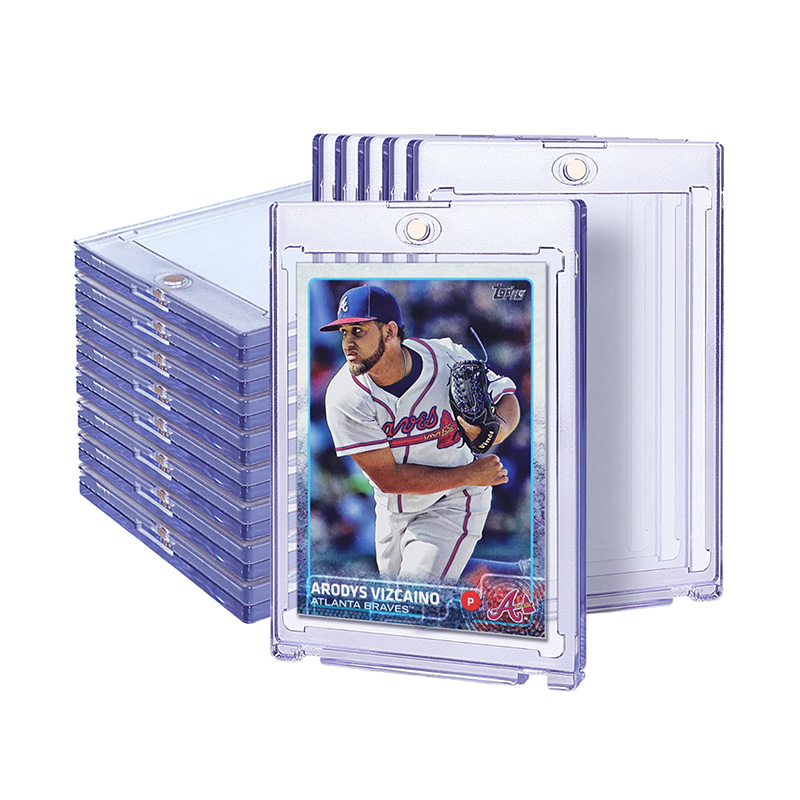 Magnetic Acrylic Trading Card Holder with Clear Display Protection Case