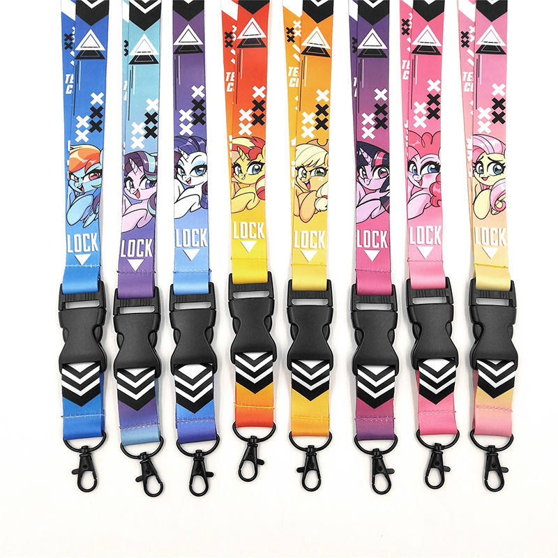 Colorful Woven Phone Lanyard with Custom Printed Strap for Promotion Events