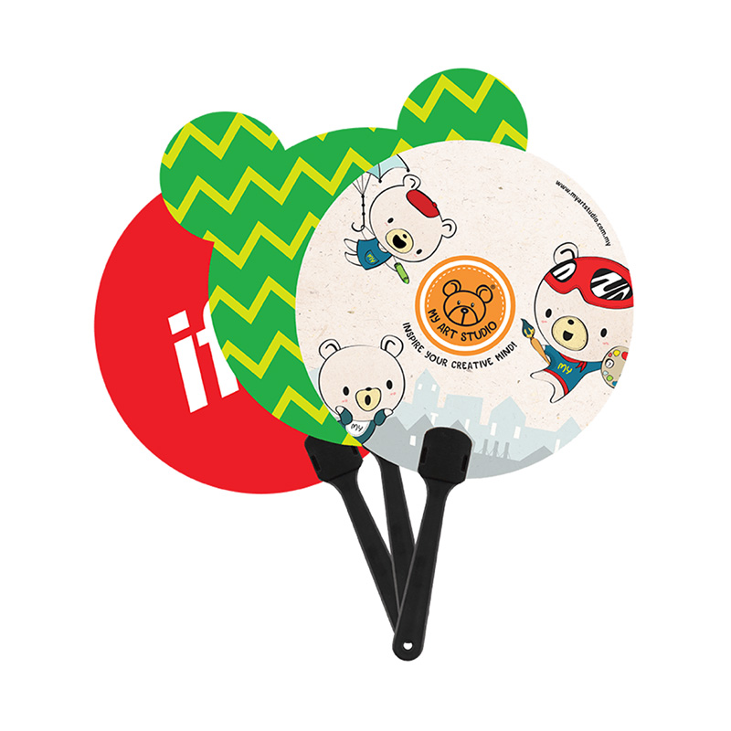 Custom Printed Plastic Hand Fan for Idol Support Cartoon Anime Events